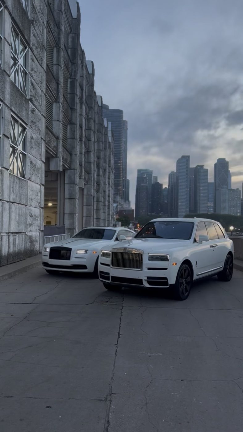 Rolls-Royce Package: Cullinan + Wraith for a Chicago wedding or event