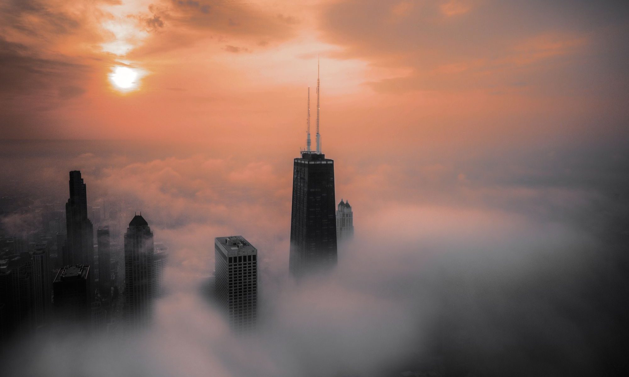 Chicago, seen from the lake and the river
